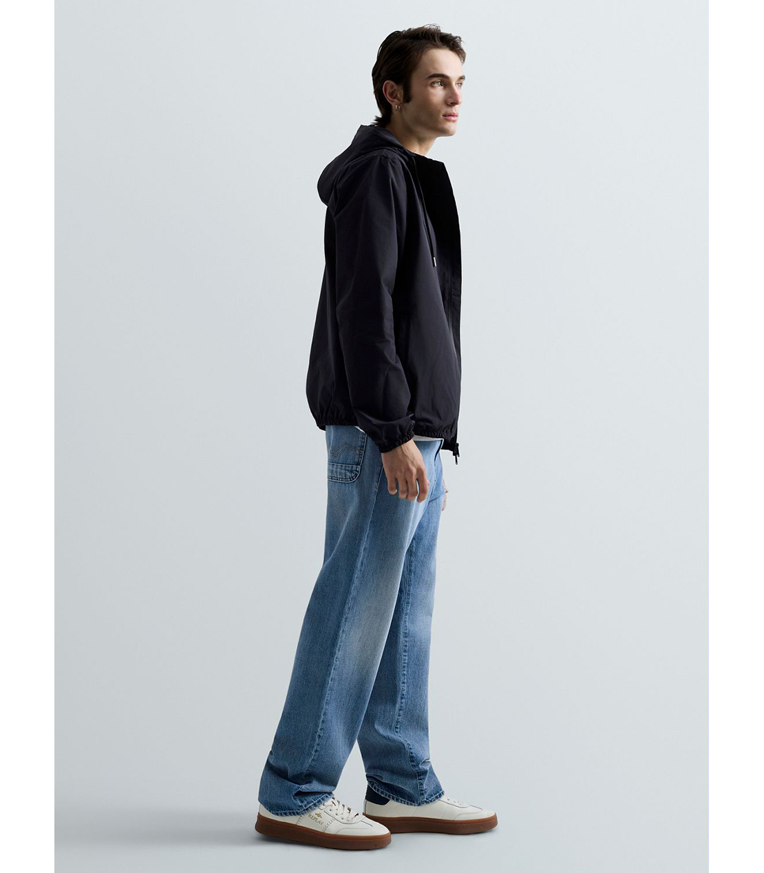 マイクロポリ フーディー 詳細画像 ダークネイビー 4